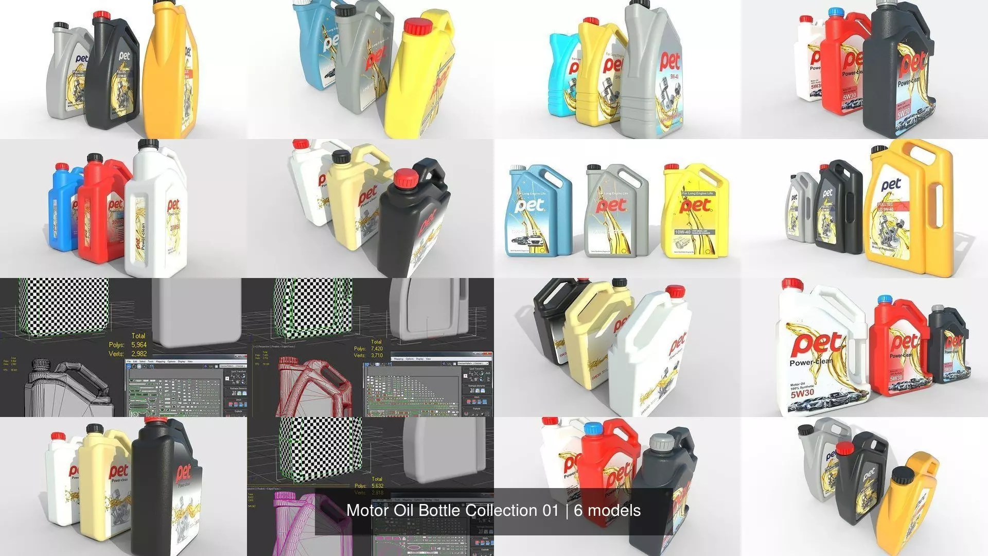 Motor Oil Bottle Collection 01 _1