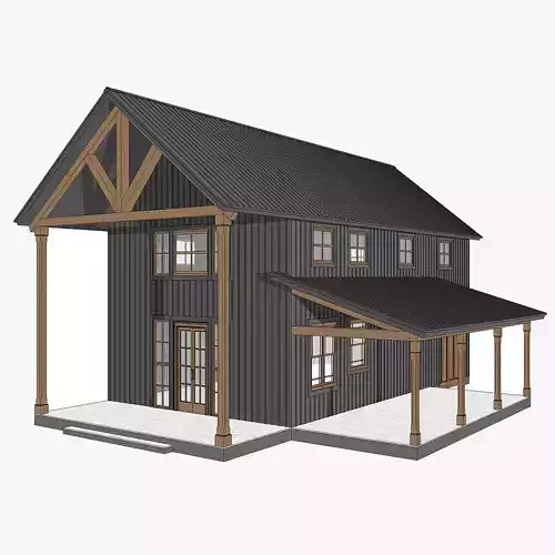 Barndominium House 002 - Archimple LLC