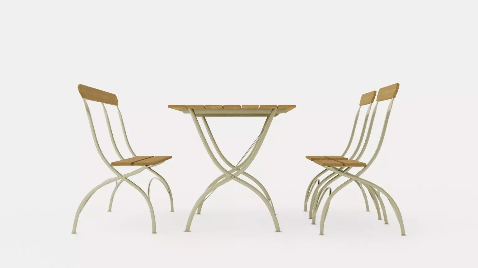 Bryggeri sofa set Low-poly 3D model_0