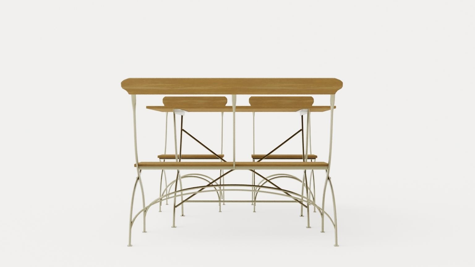 Bryggeri sofa set Low-poly 3D model_2