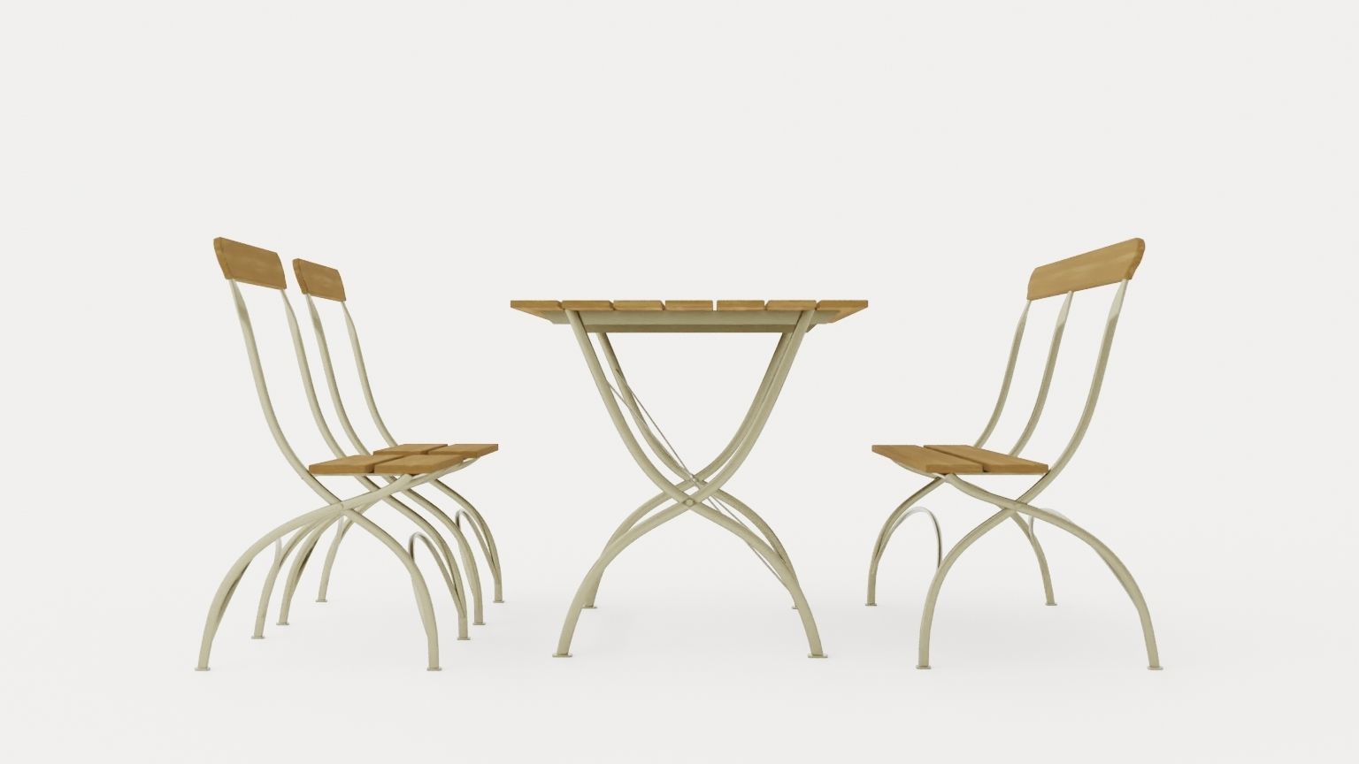 Bryggeri sofa set Low-poly 3D model_4