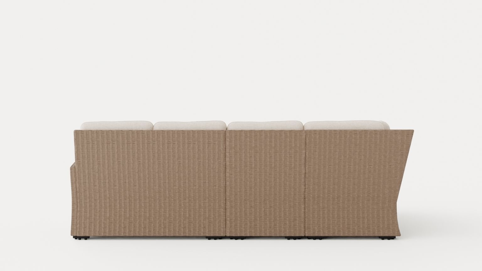 Ashfield sofa set Beige Low-poly 3D model_4