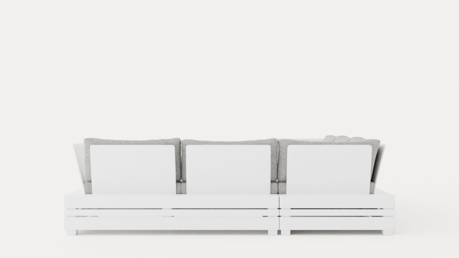 Ambon sofa set Low-poly 3D model_4