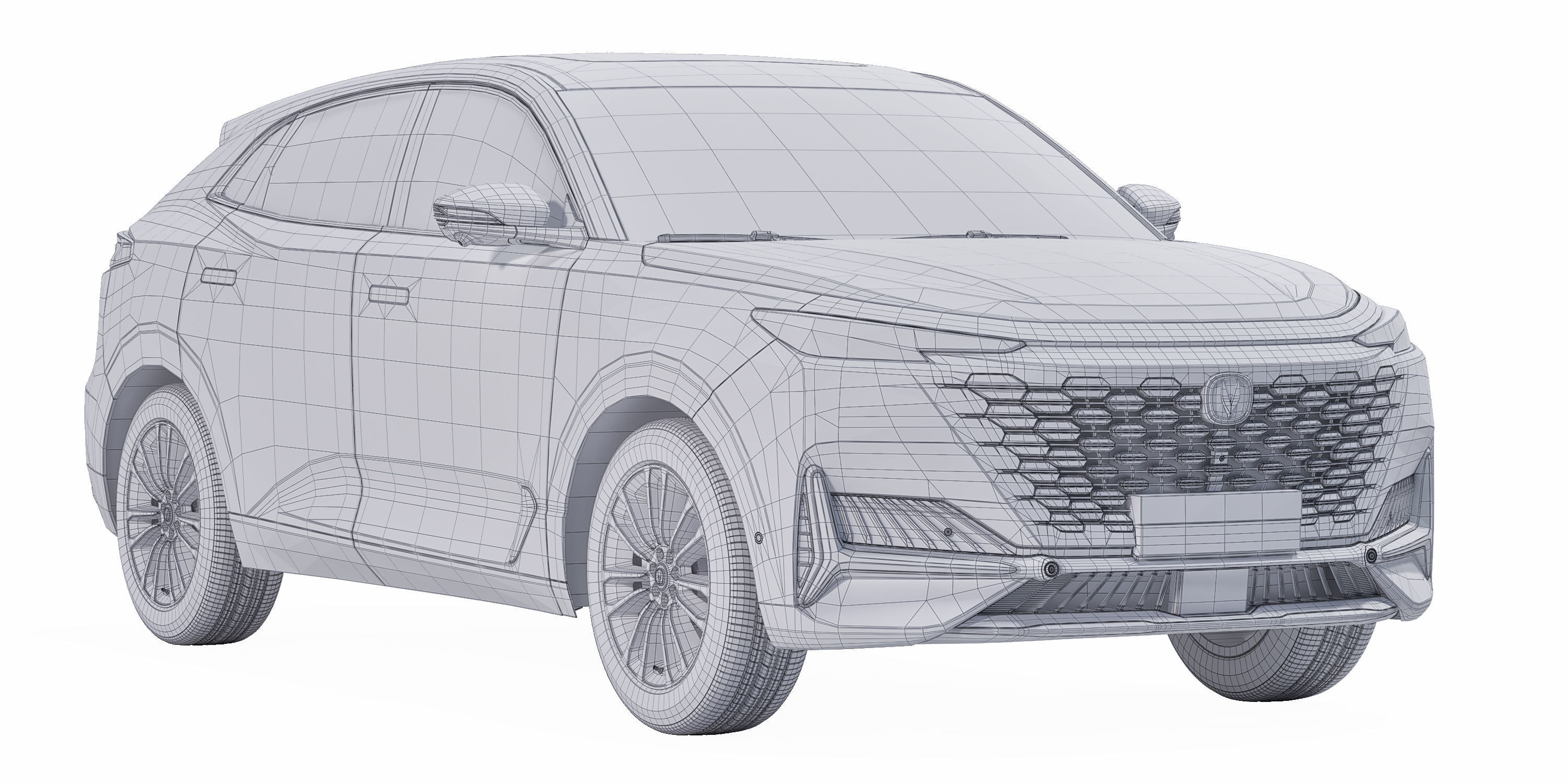 Changan Uni-K 3D model_4