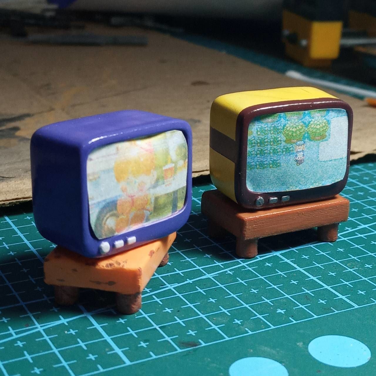 Cute TV and Console 90s 3D print model_3