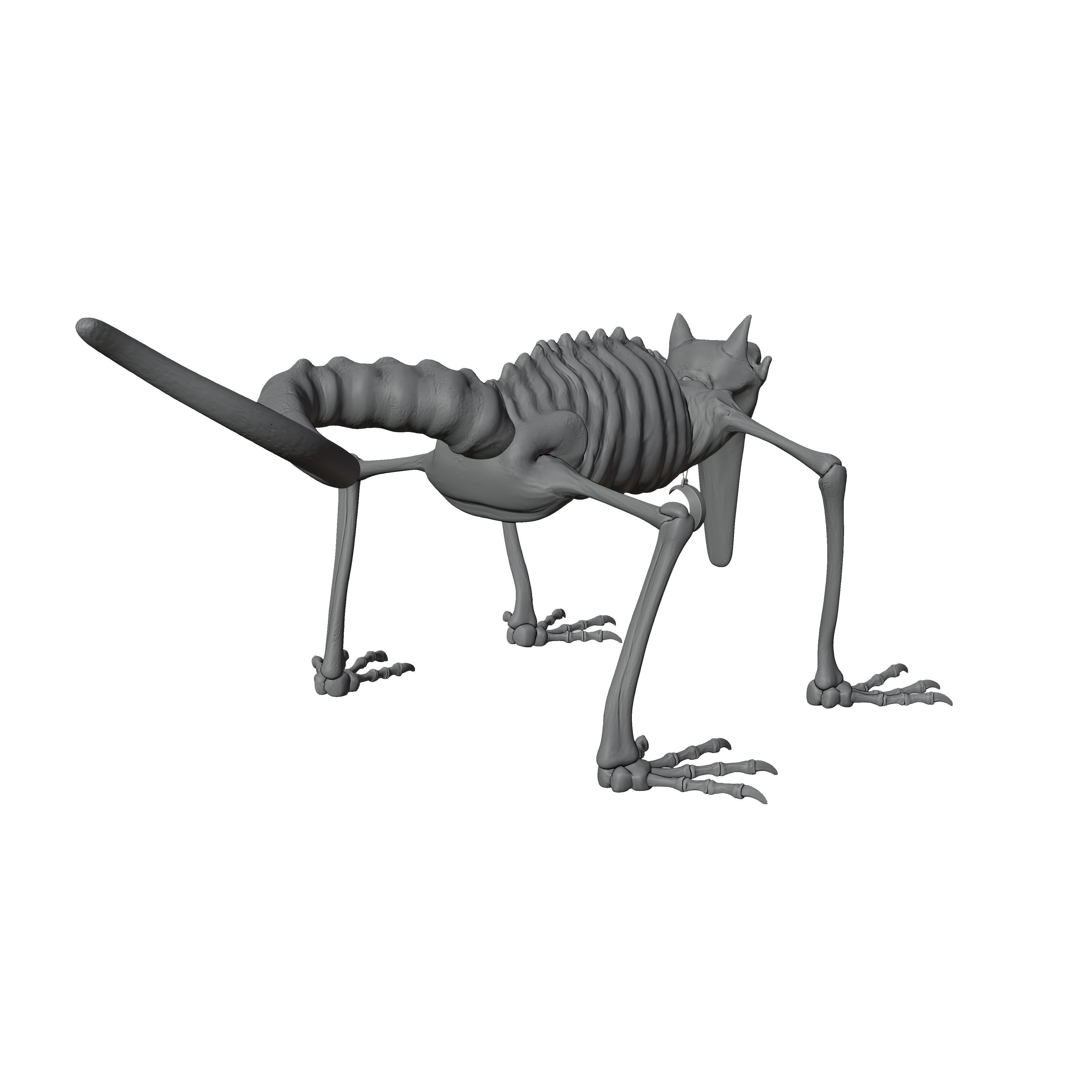 Nightmare CatNap 3D print model_2