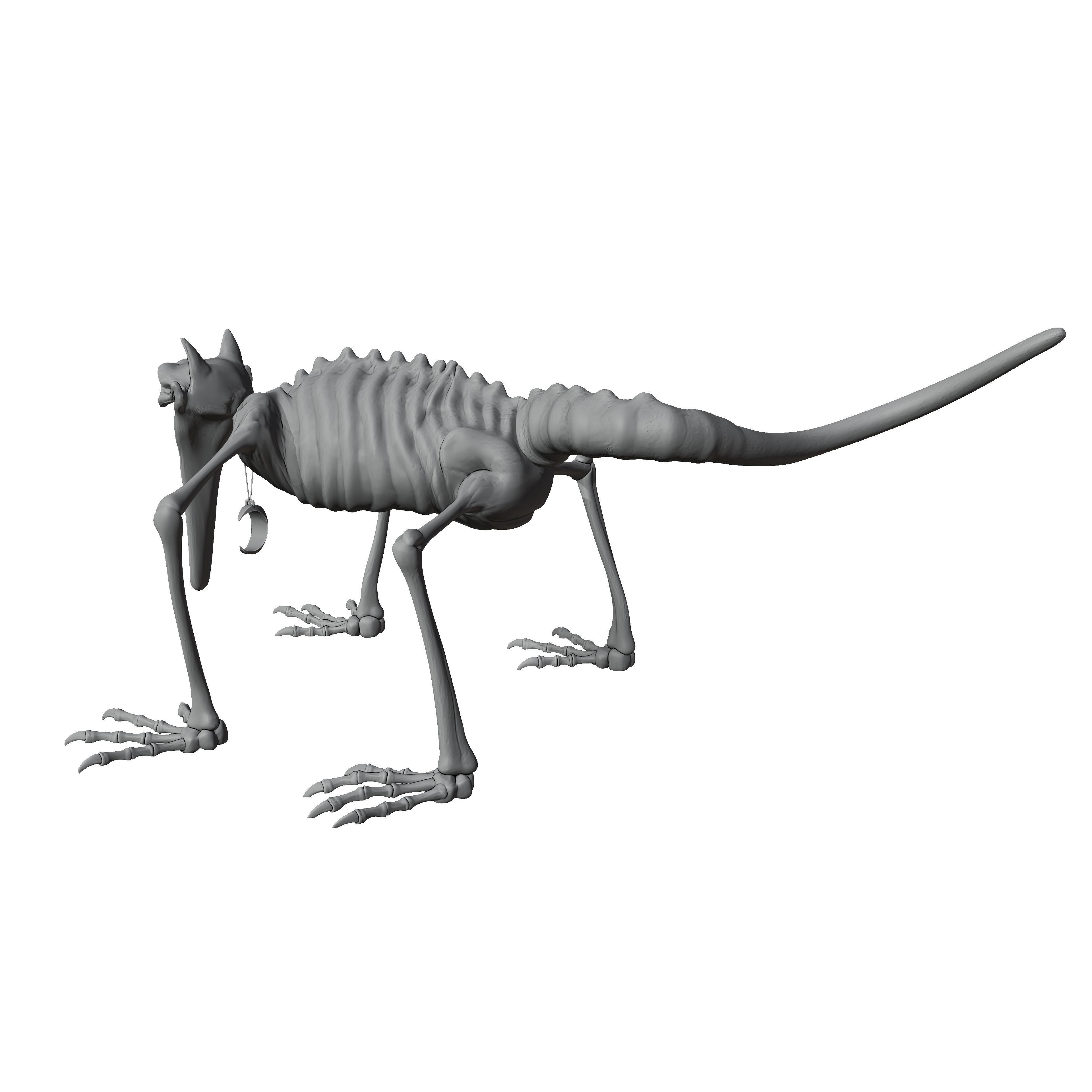 Nightmare CatNap 3D print model_3