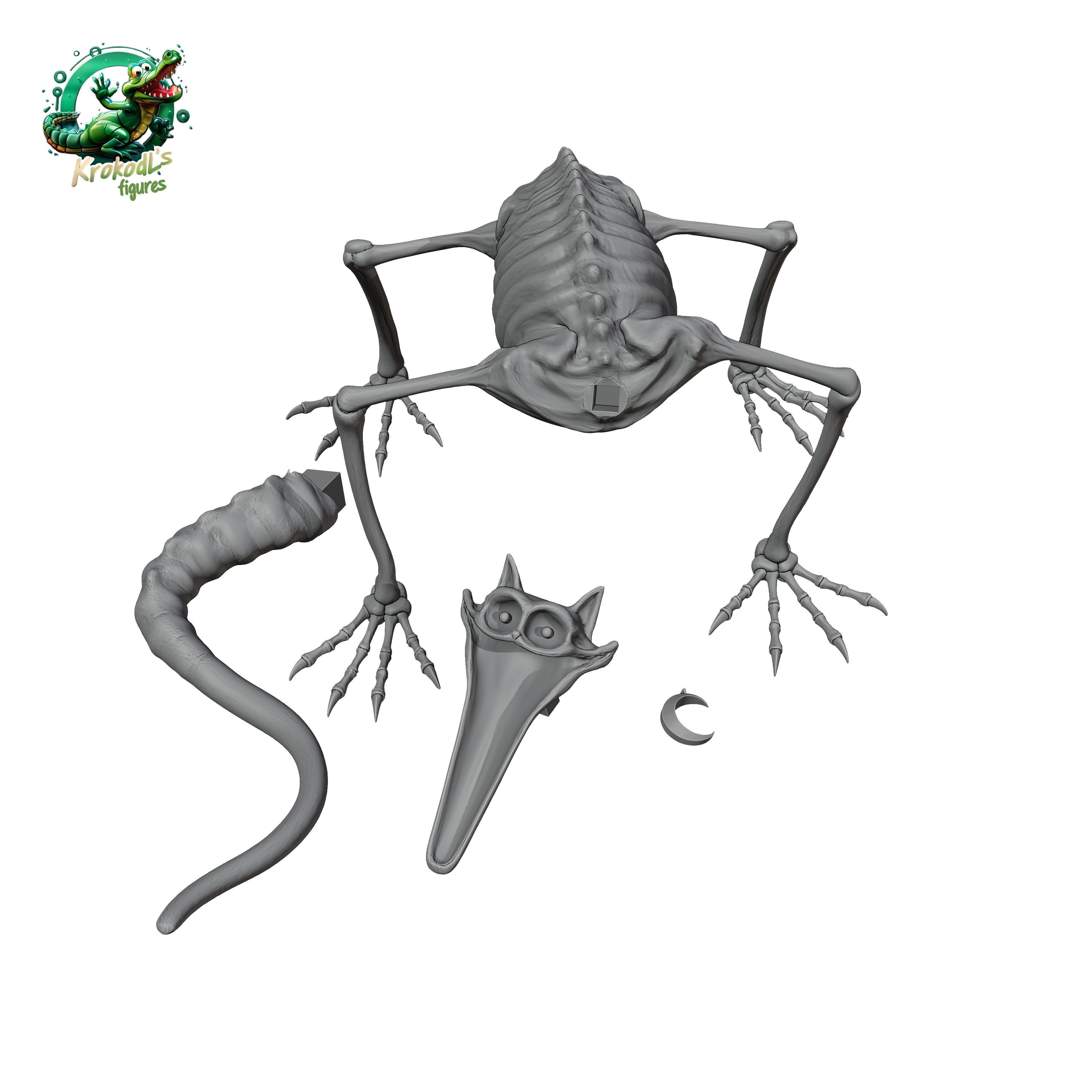 Nightmare CatNap 3D print model_6