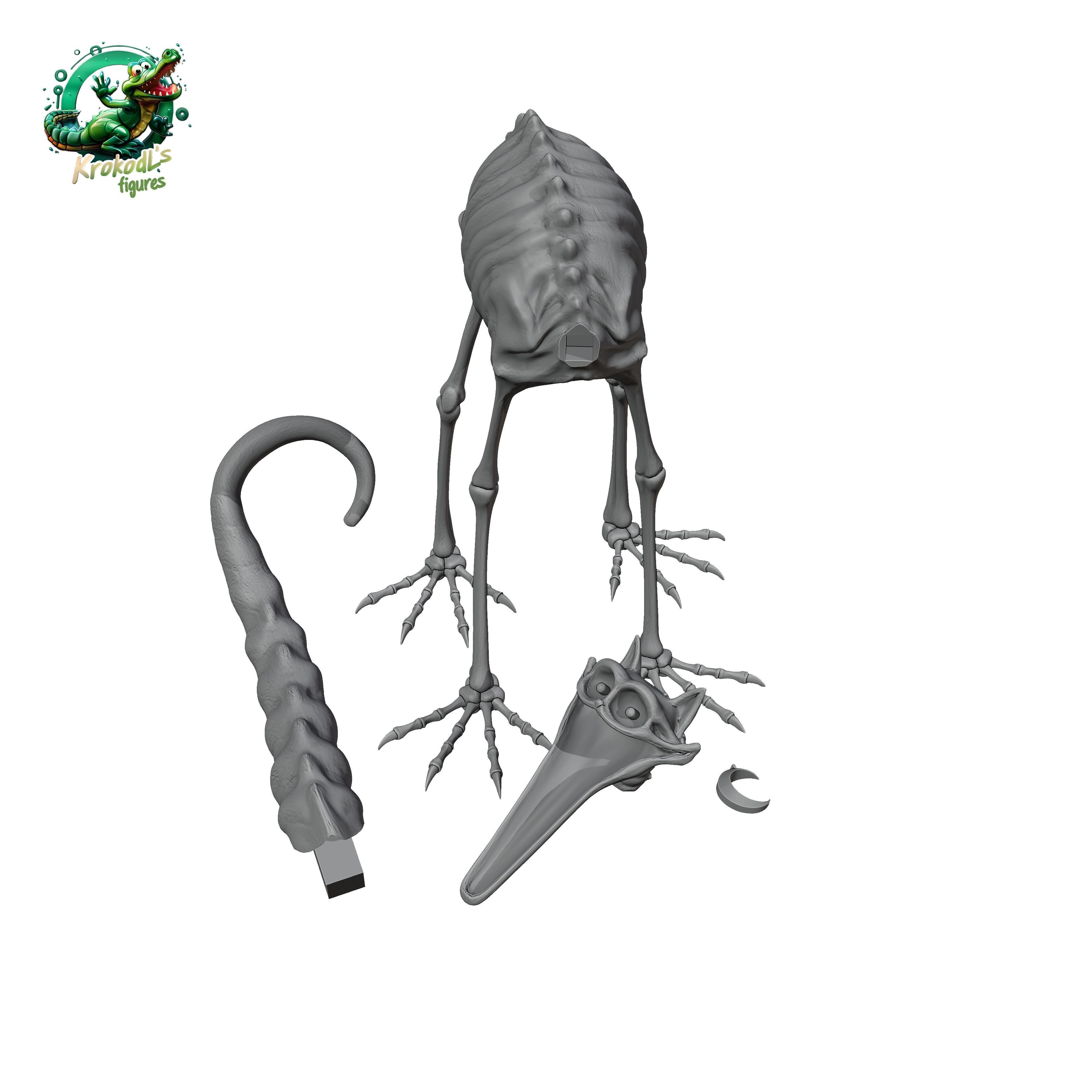 Nightmare CatNap 3D print model_5