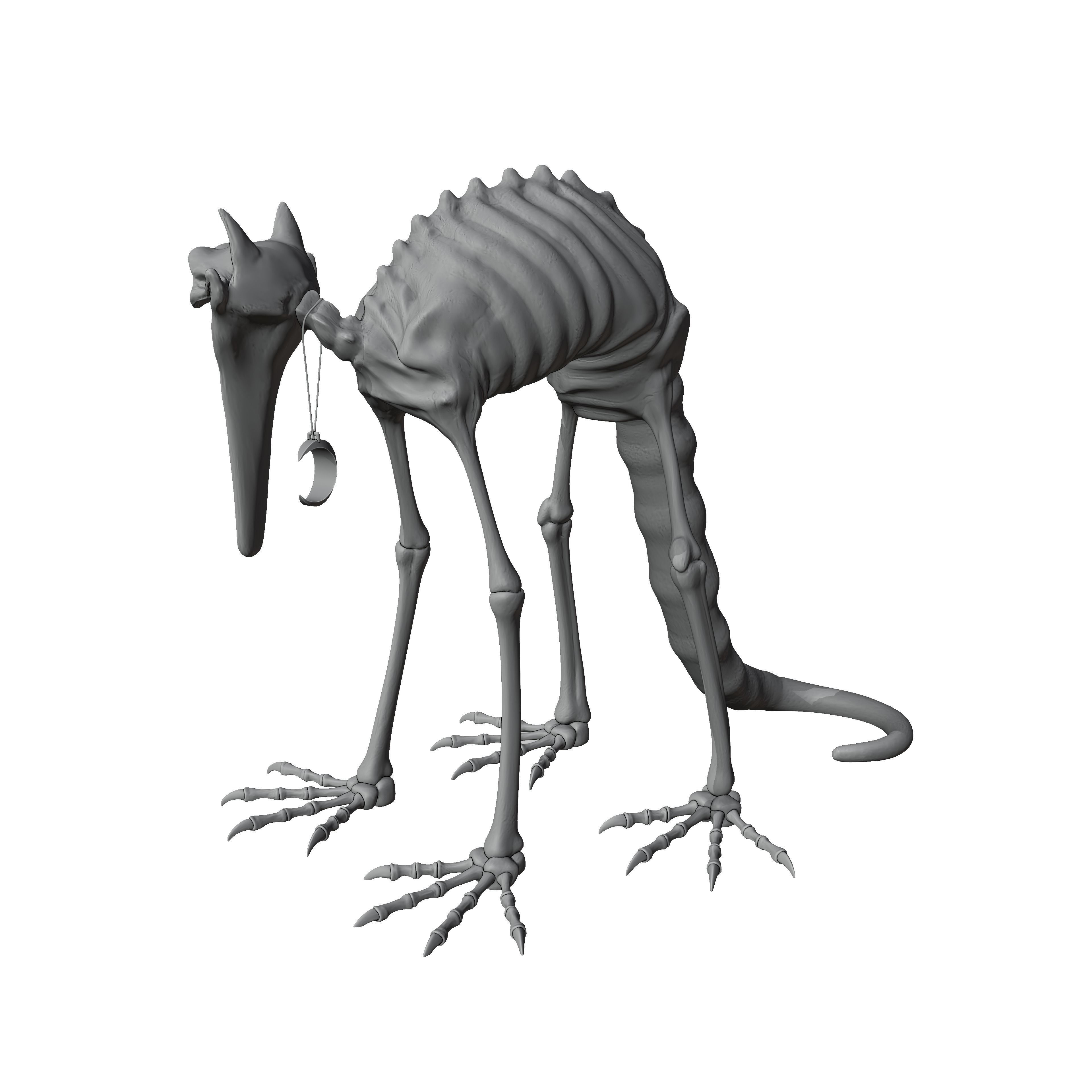 Nightmare CatNap 3D print model_3