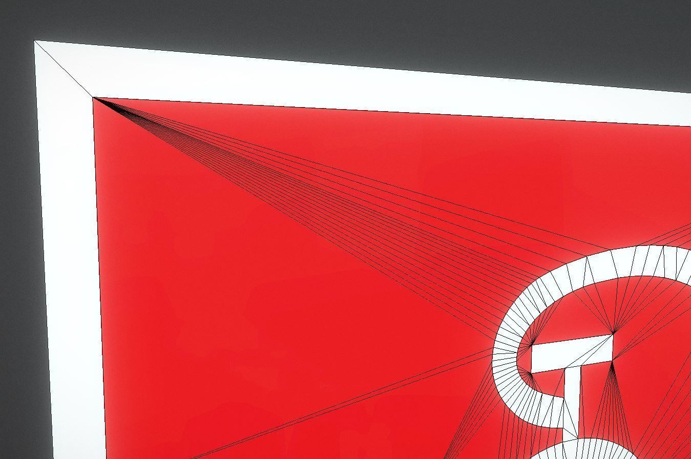 Extinguisher-Information-Sign Free low-poly 3D model_4