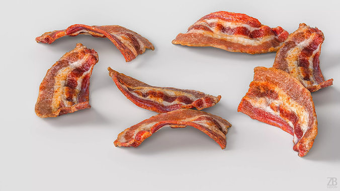 Bacon 3D model 3