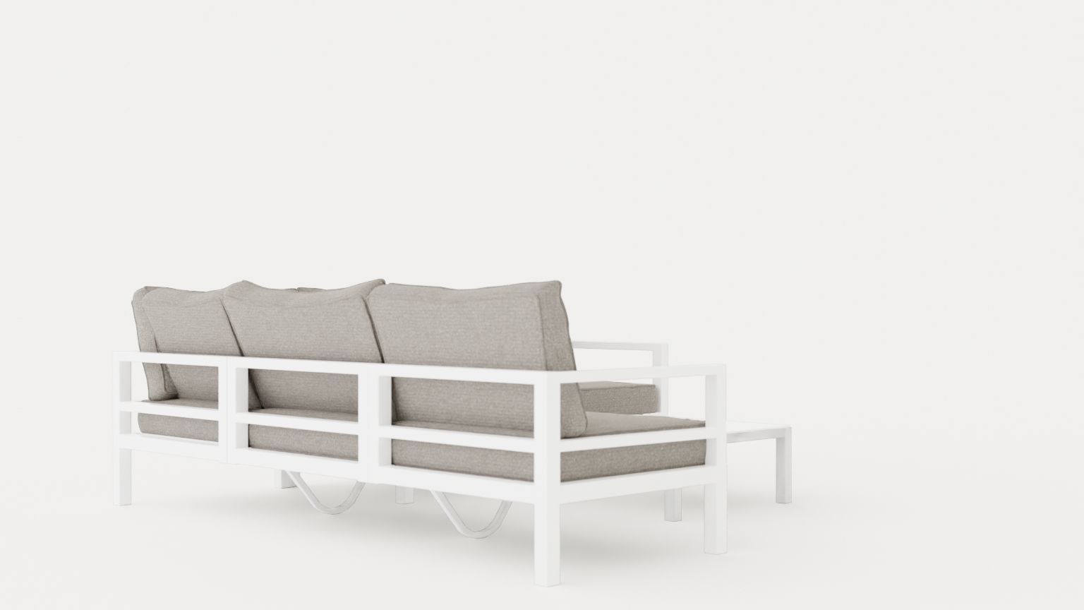 Leone sofa group Low-poly 3D model_3