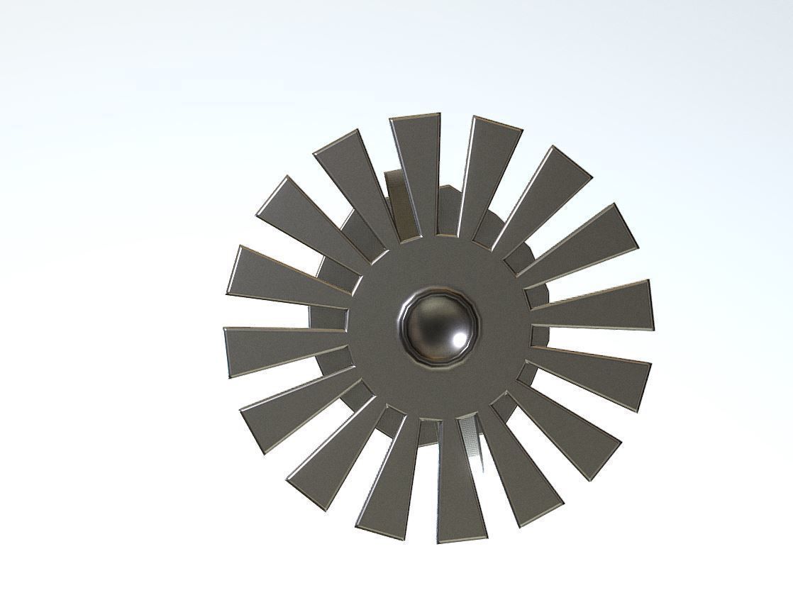 Automatic Fire Extinguishing System Low-poly 3D model_16