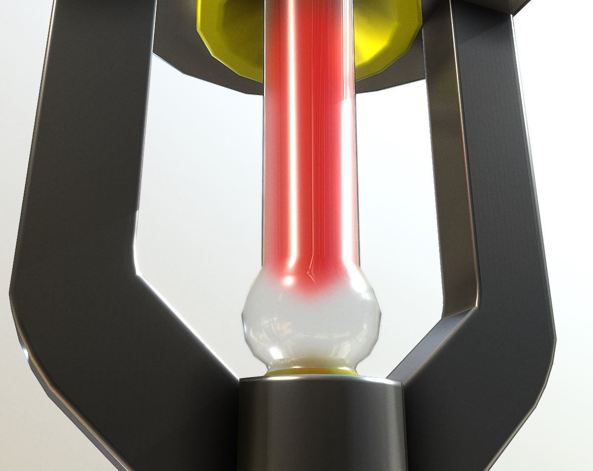 Automatic Fire Extinguishing System Low-poly 3D model_8