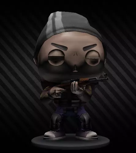 Funko pop scav Escape from Tarkov 3D print model_0