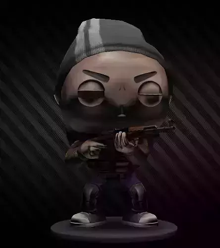 Funko pop scav Escape from Tarkov  3D print model