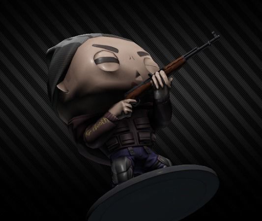 Funko pop scav Escape from Tarkov 3D print model_2