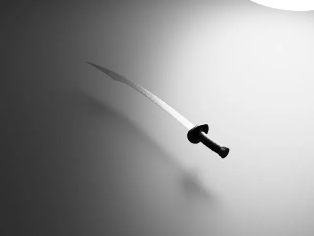 Dao sword  3D model_0