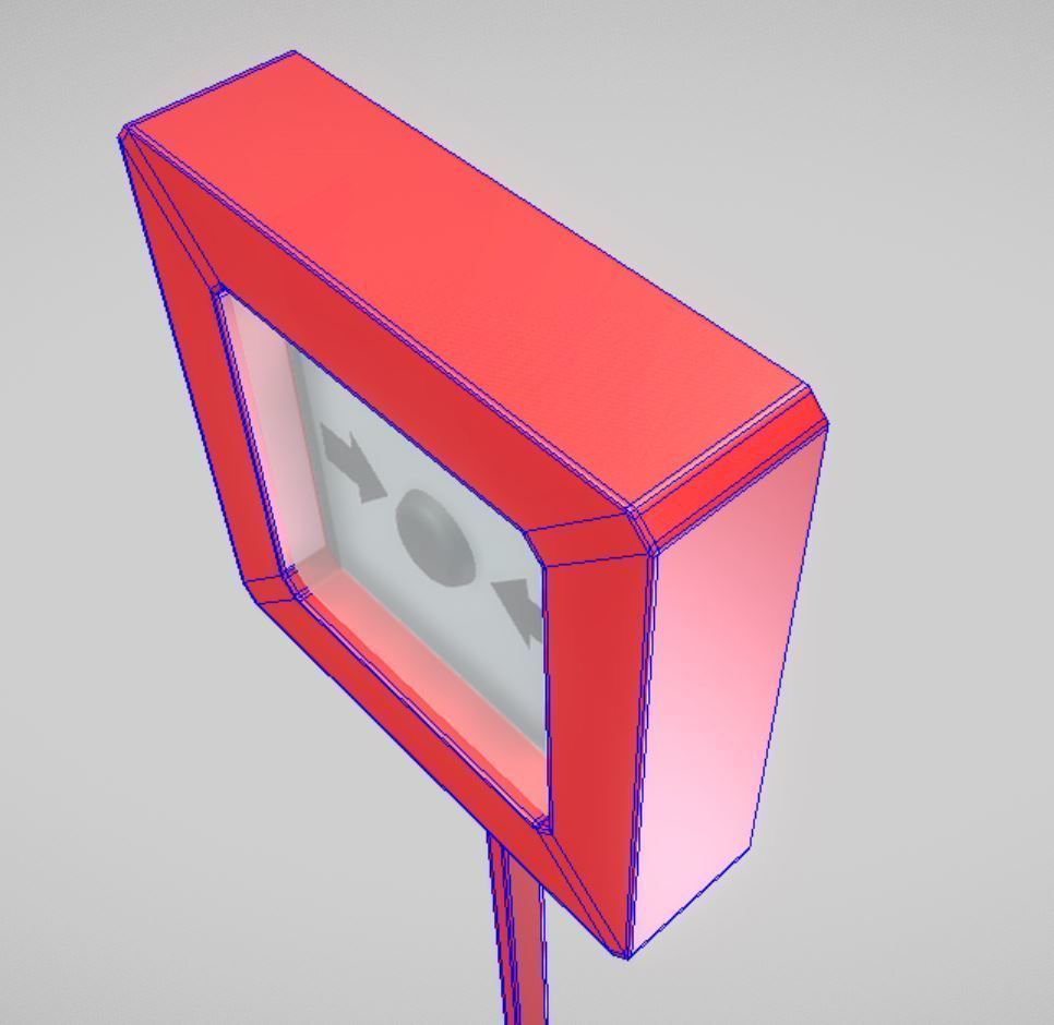 Fire Alarm Buttons 3D model_10