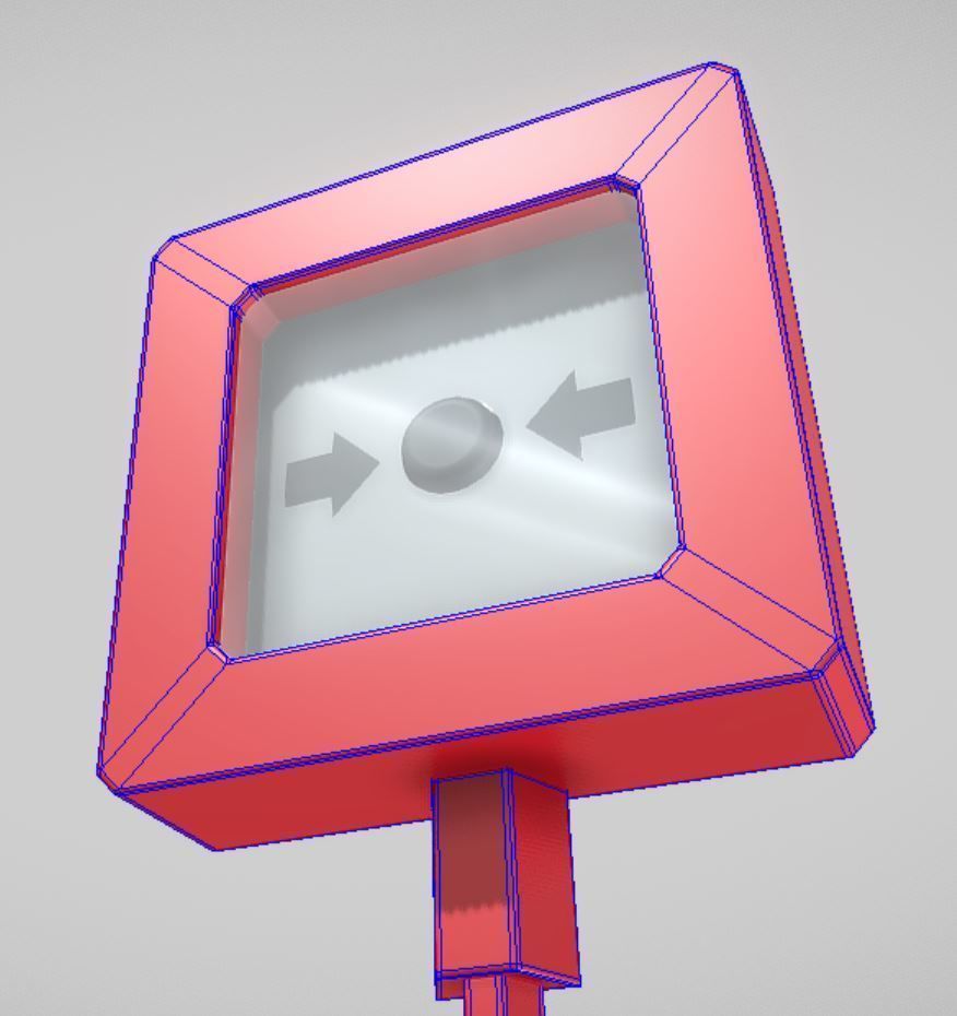 Fire Alarm Buttons 3D model_8