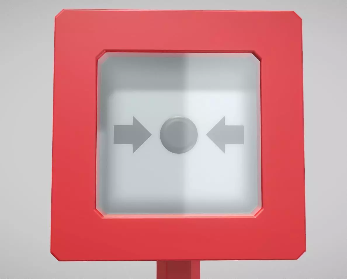 Fire Alarm Buttons 3D model_0