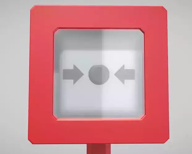 Fire Alarm Buttons 3D model