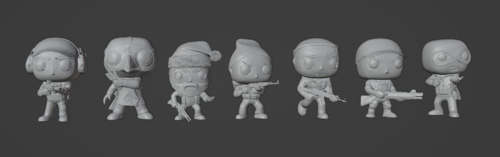 FUNKO POP Escape from Tarkov 3D model 3D printable | CGTrader
