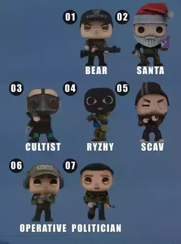 FUNKO POP  Escape from Tarkov 3D print model