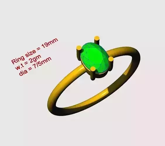 Corona Ring 3D print model