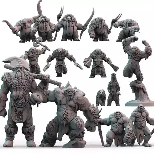 Snow and Ice Collection 3D print model