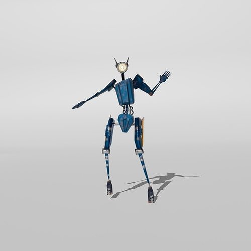 Robot Low-poly 3D model
