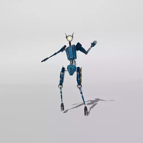 Robot Low-poly 3D model