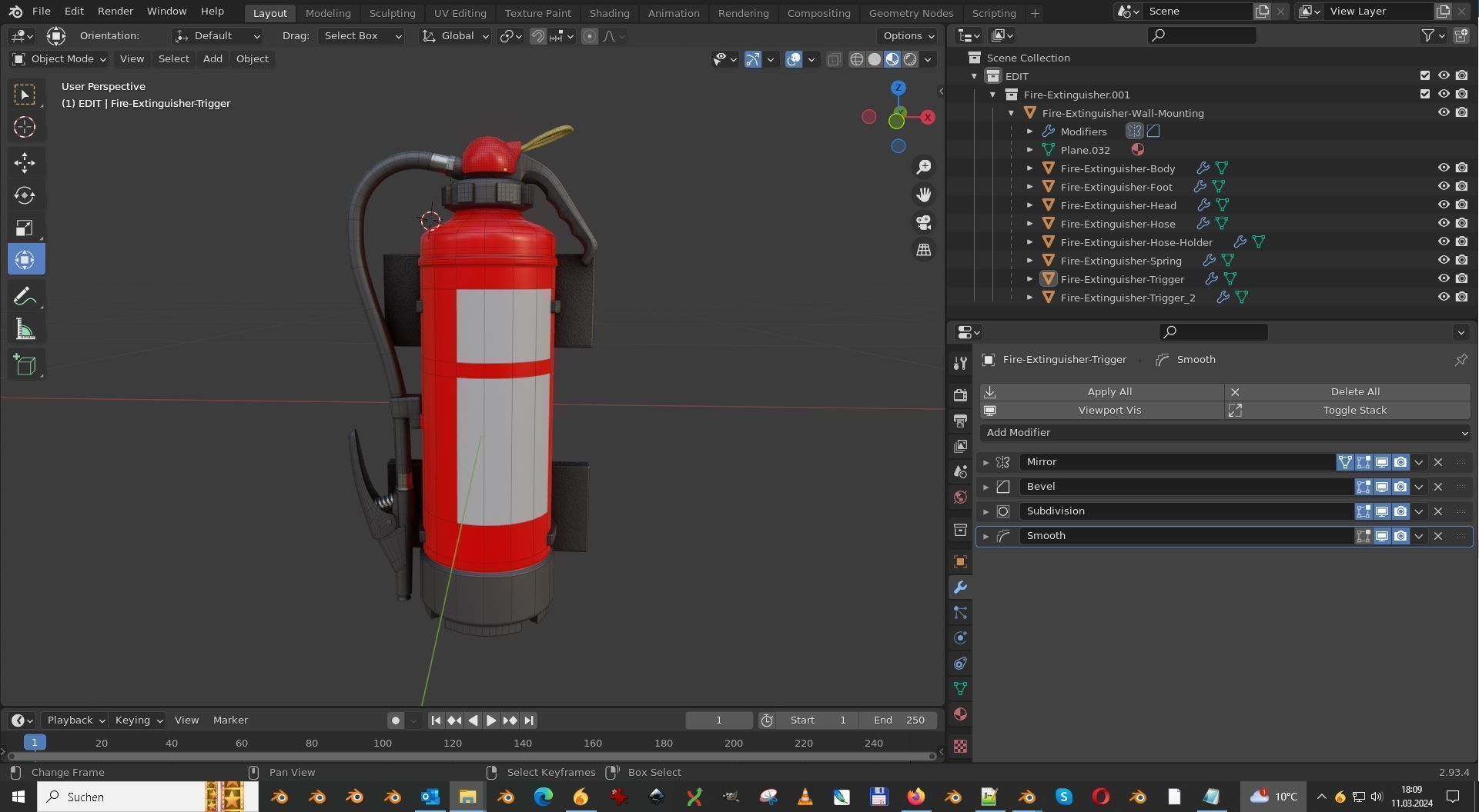 Fire Protection Kit 3D model_24
