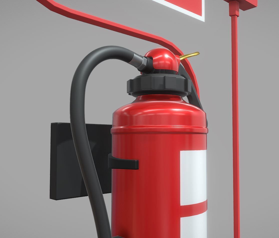 Fire Protection Kit 3D model_16