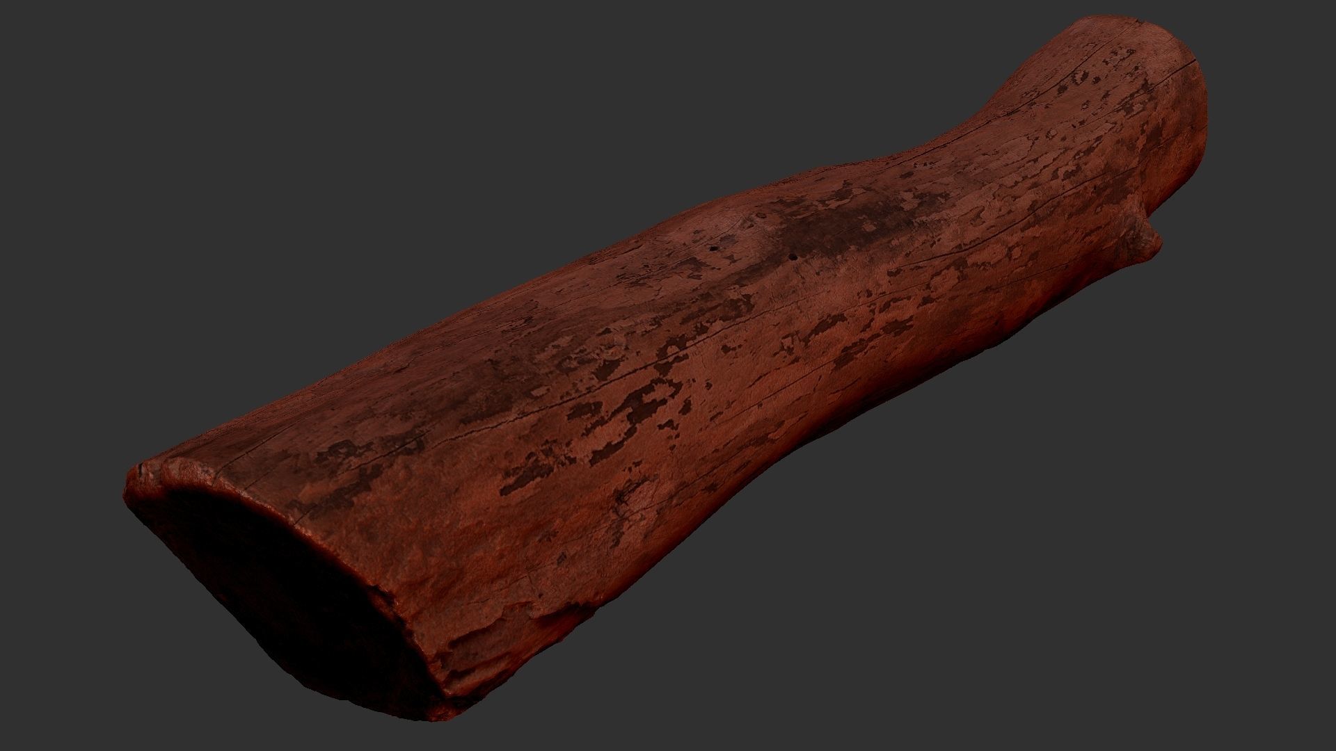 A length of wood 3d scan in highpoly 3D model_17