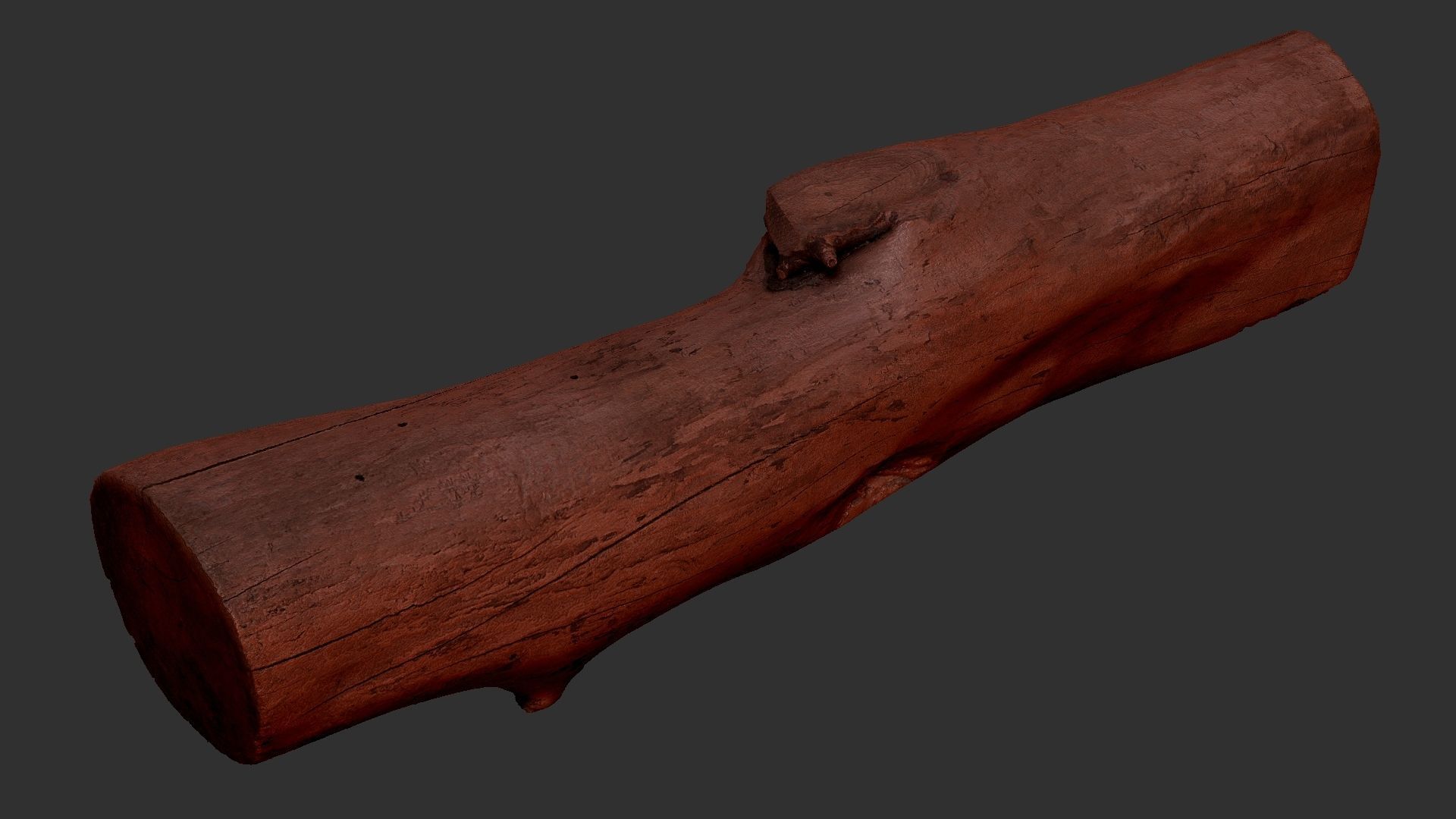 A length of wood 3d scan in highpoly 3D model_15