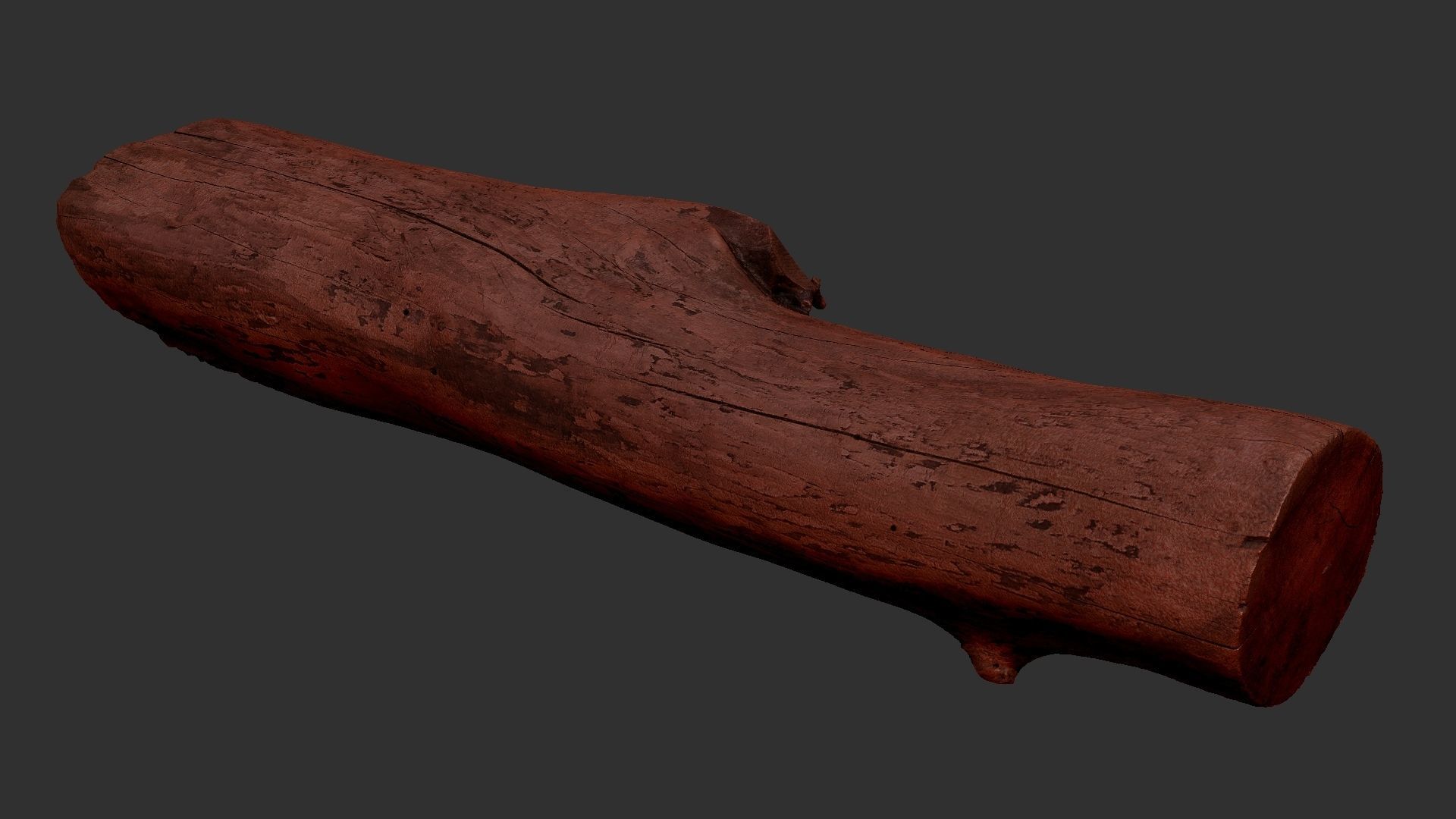 A length of wood 3d scan in highpoly 3D model_16