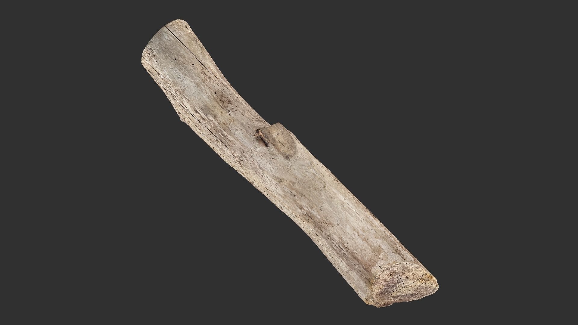 A length of wood 3d scan in highpoly 3D model_6