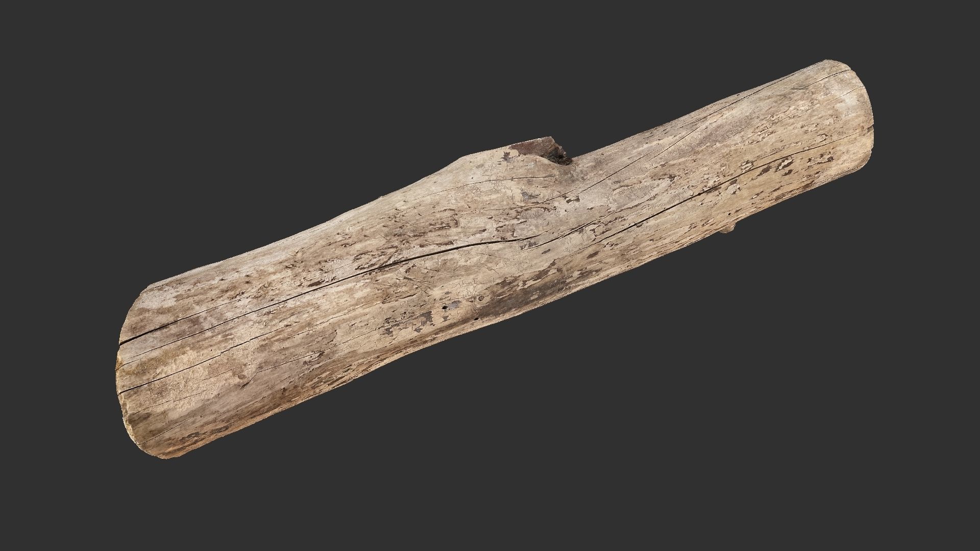 A length of wood 3d scan in highpoly 3D model_12