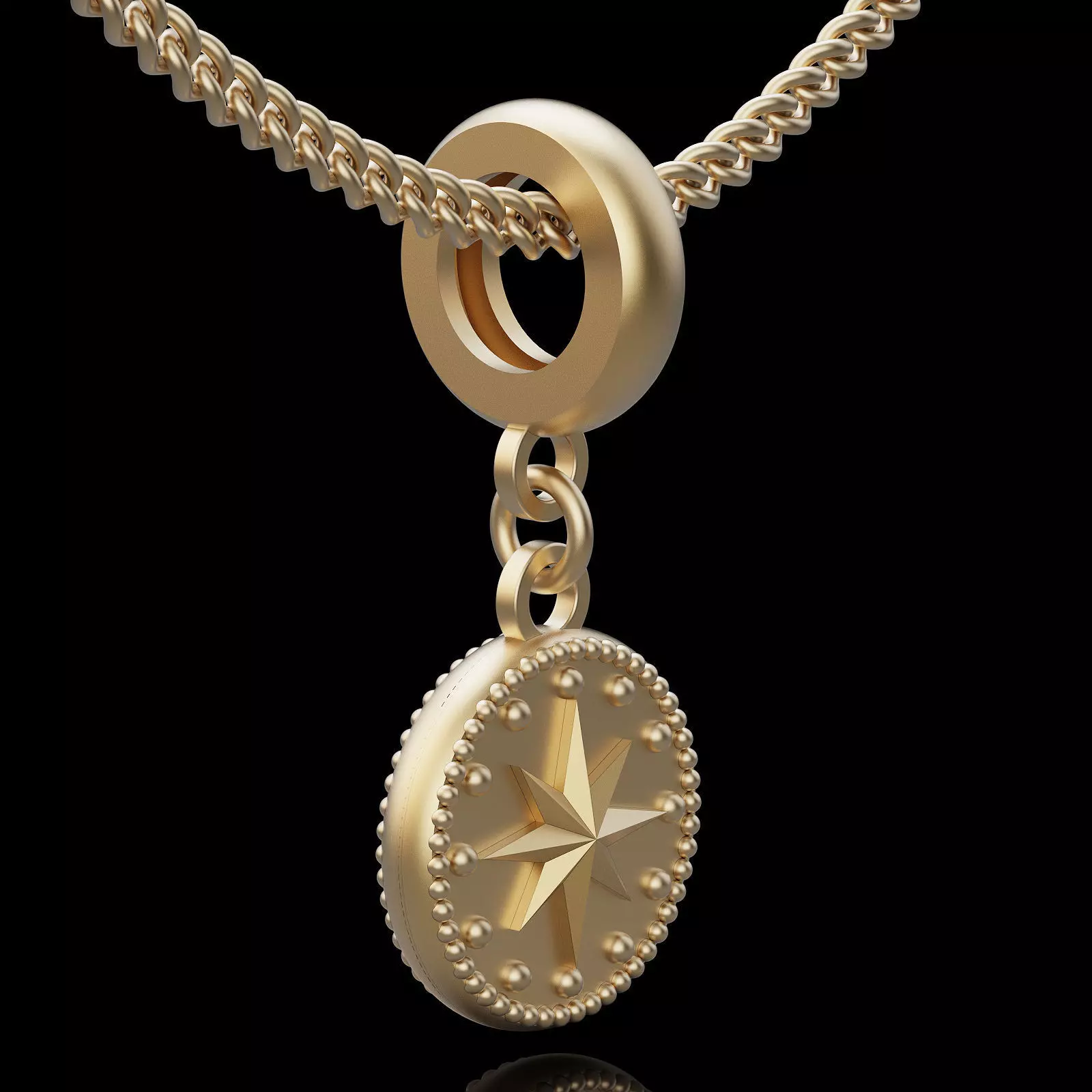 Lux pendant silver gold jewelry printable 3D model 3D print model_0