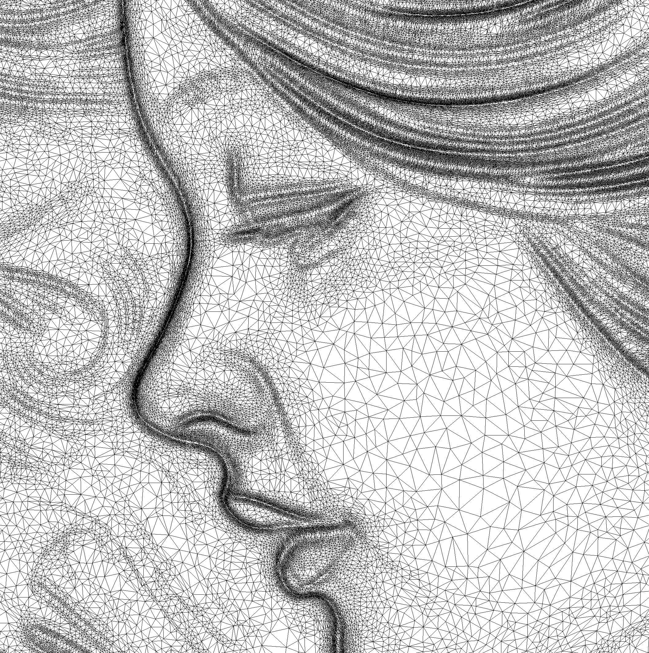 Girl with long hairs CNC bas-relief 3Dmodel wallart 3D print model_3