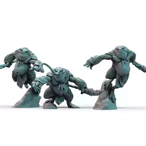 Toad Men  3D print model