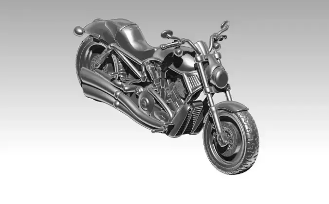 moto biker Vrod full 3d print
