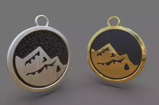 Earth Symbol Pendant Elements