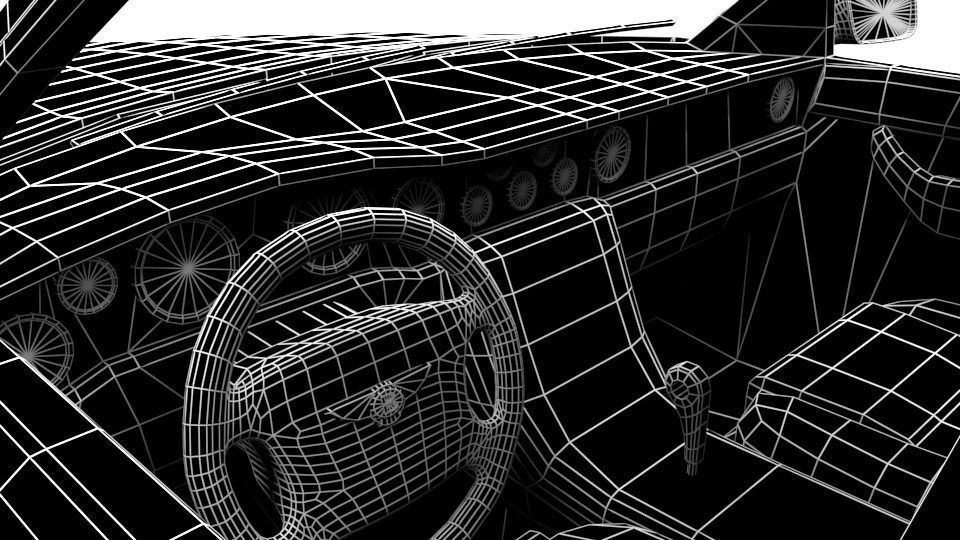 BENTLEY ARNAGE 2005 Low-poly 3D model_9