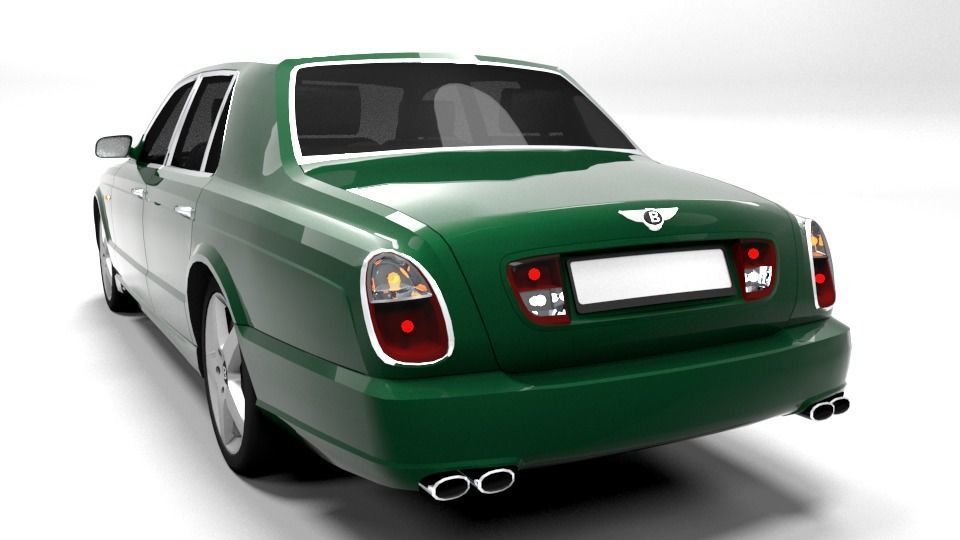 BENTLEY ARNAGE 2005 Low-poly 3D model_2