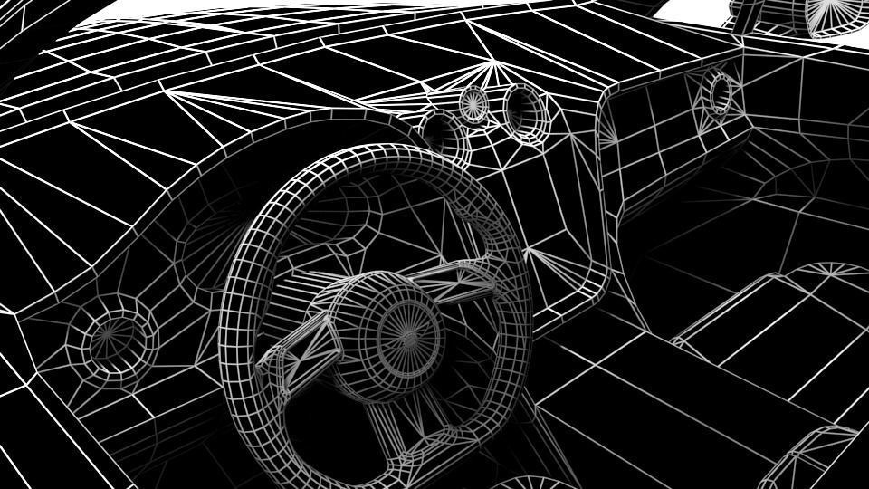 BENTLEY BENTAYGA 2017 Low-poly 3D model_9