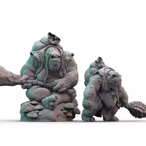 Swamp Trolls 3D print model