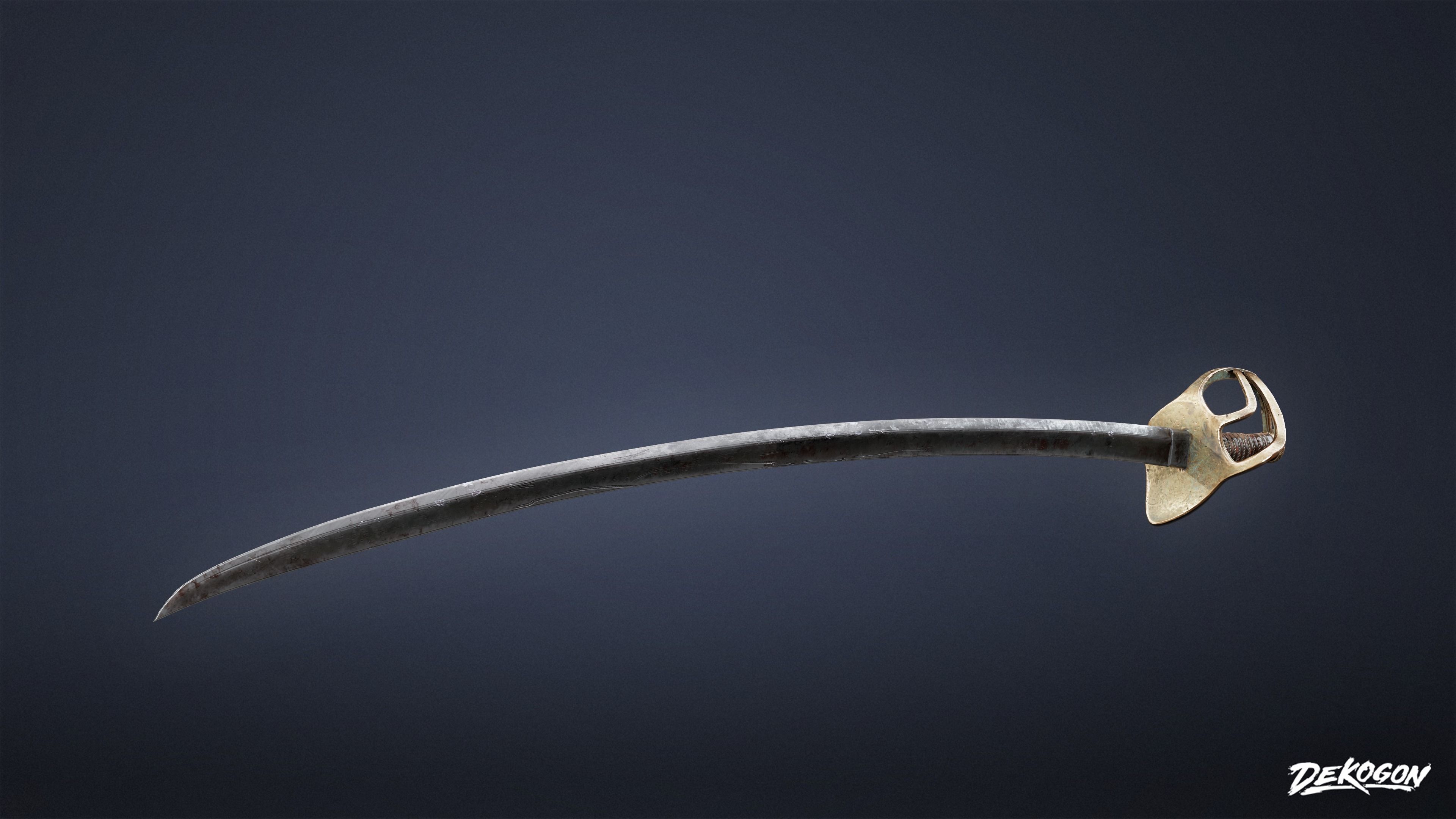 PIRATES - Swords 01 - NANITE Low-poly 3D model_7